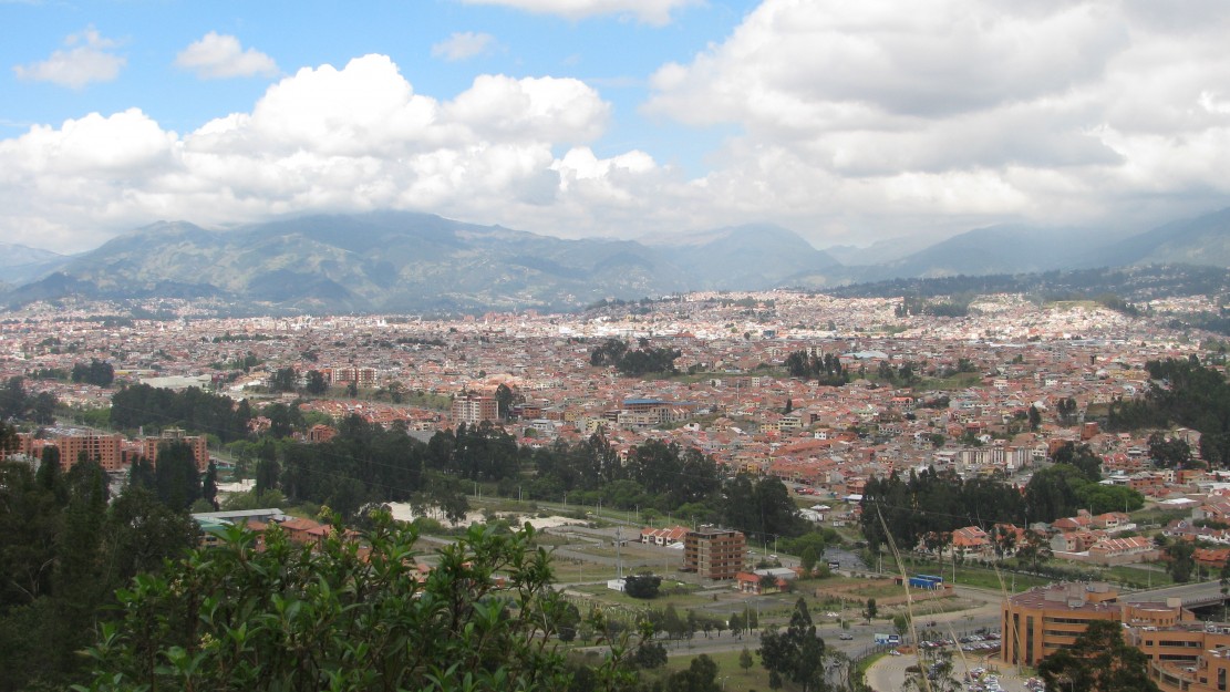 View of Cuenca from the zoo.